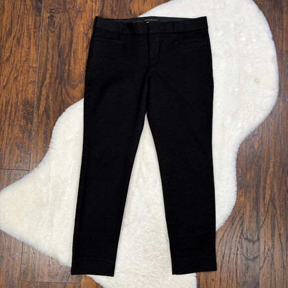 Banana Republic Pants - Banana Republic Dress Chino Pants 4 Black Sloan Skinny Ankle Stretch Women's